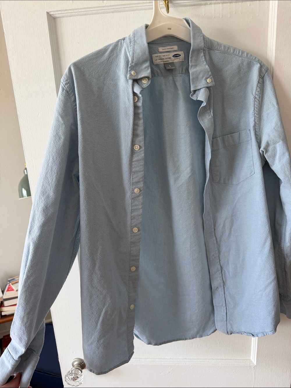 Old Navy Light Blue Oxford Button-Up Shirt